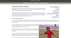 Desktop Screenshot of flindersfury.com